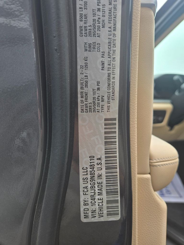 2022 Jeep Grand Cherokee L Limited
