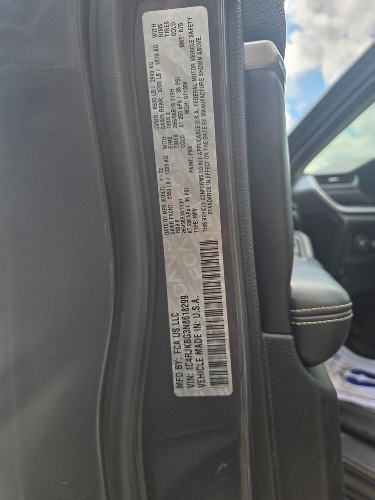 2022 Jeep Grand Cherokee L Limited