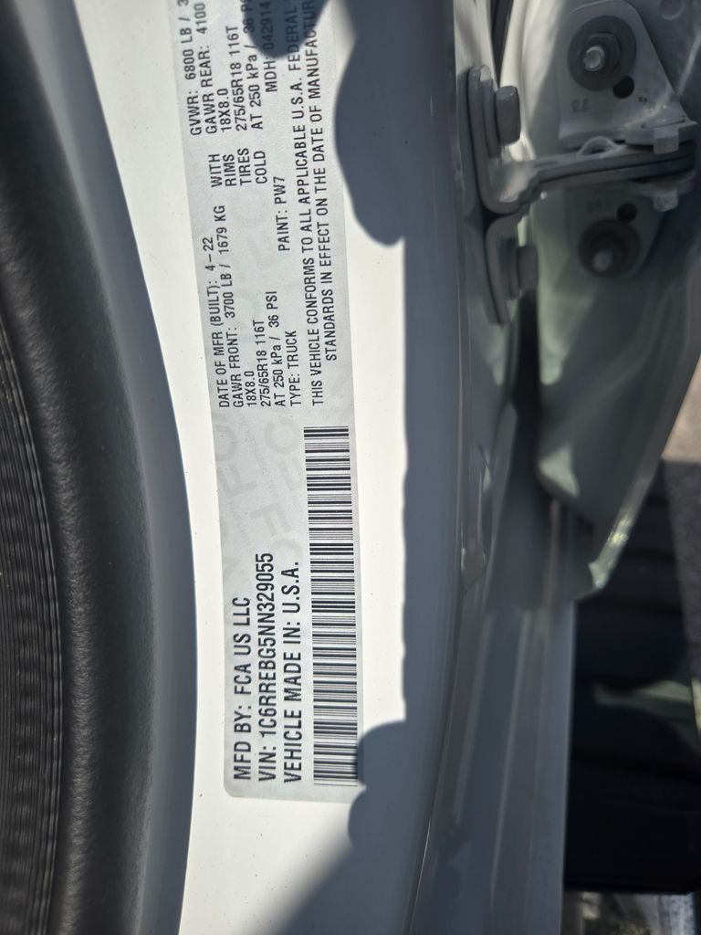 2022 RAM 1500 Big Horn/Lone Star