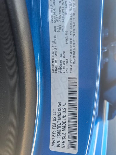 2022 RAM 1500 Rebel