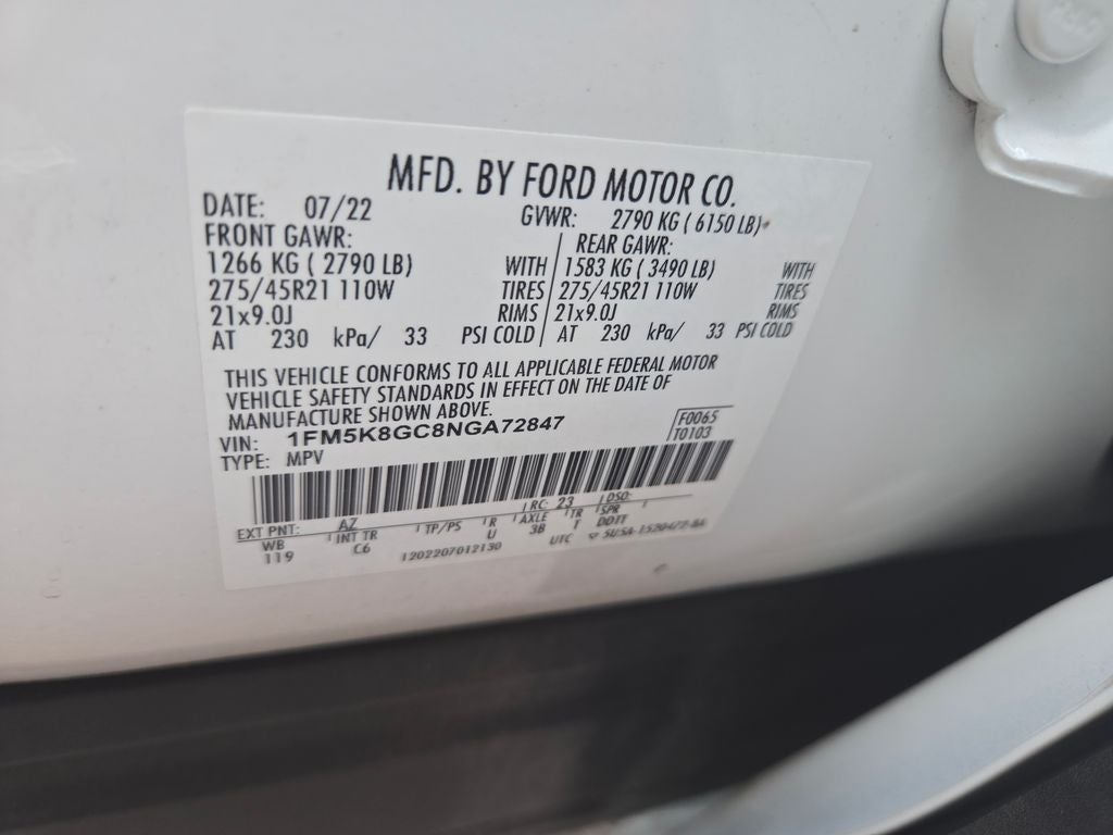 2022 Ford Explorer ST