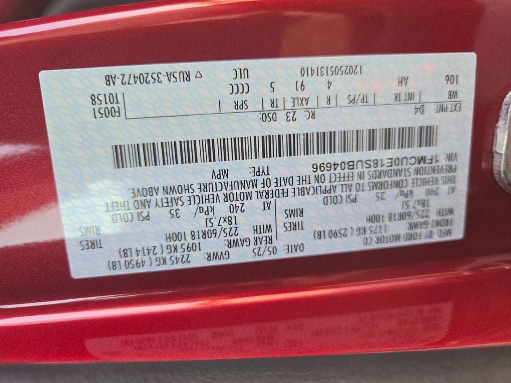 2025 Ford Escape Plug-In Hybrid Base