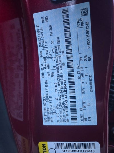 2026 Ford Ranger Lariat
