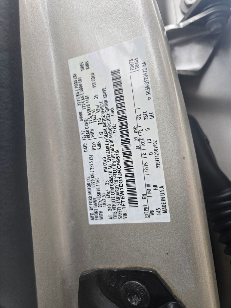 2018 Ford F-150 Lariat