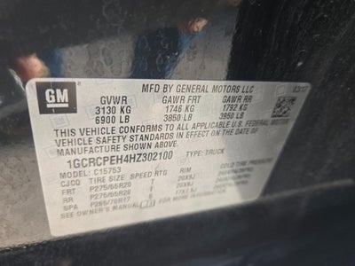 2017 Chevrolet Silverado 1500 Custom