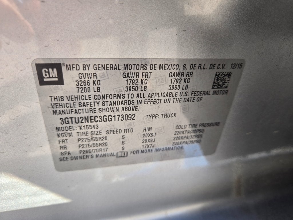 2016 GMC Sierra 1500 SLT