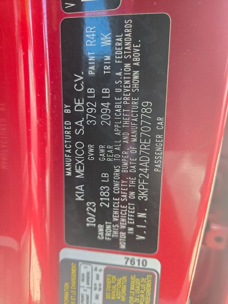 2024 Kia Forte LXS