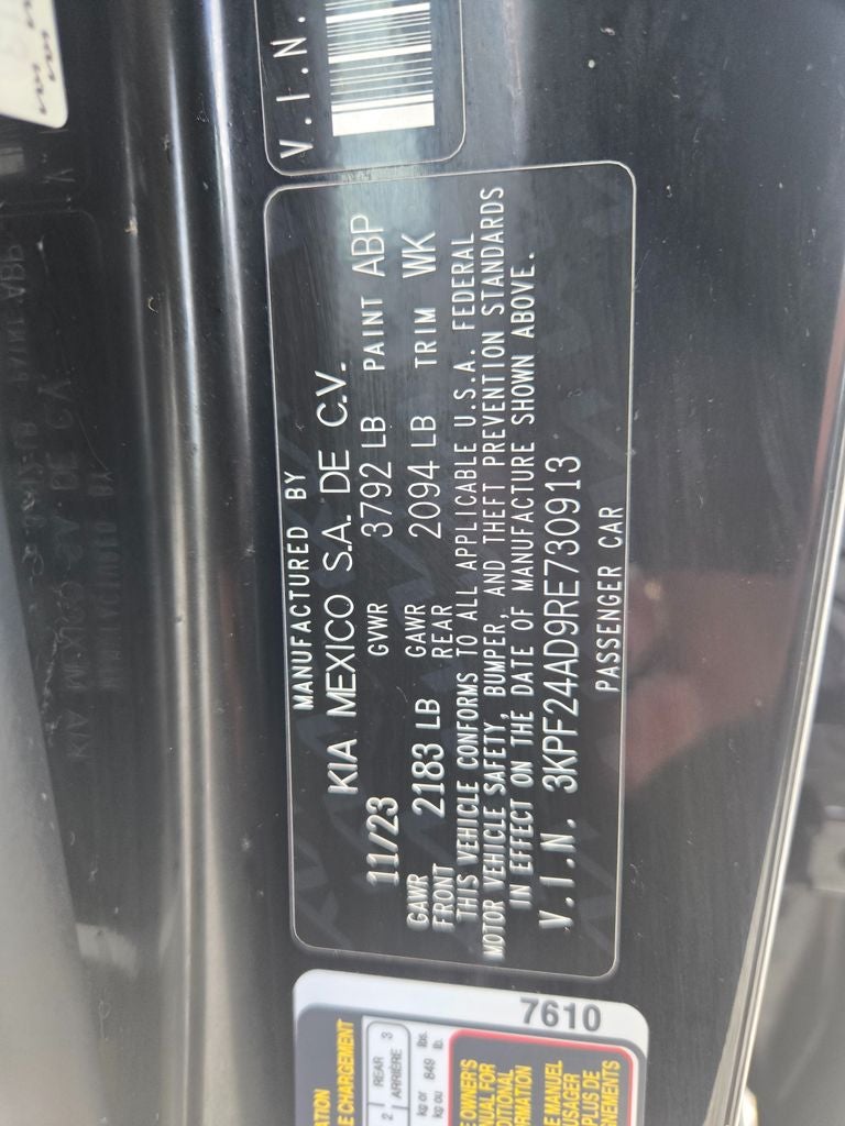 2024 Kia Forte LXS