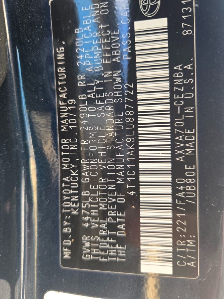 2020 Toyota Camry LE