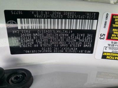 2020 Toyota Camry XSE V6