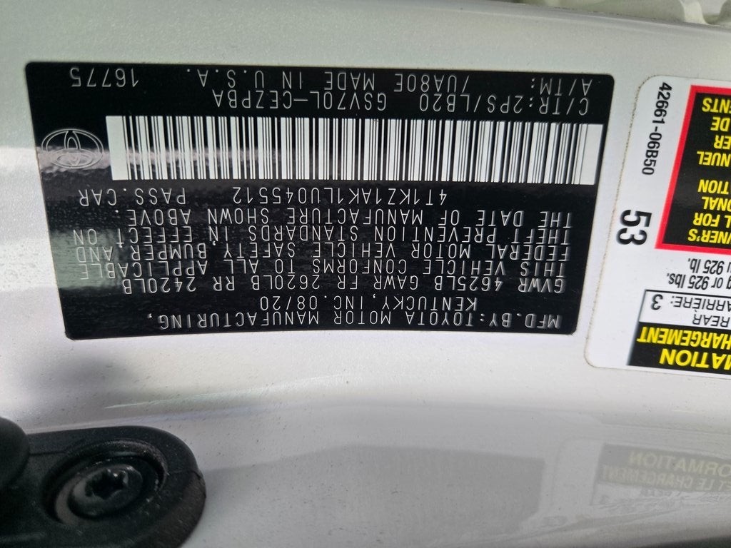 2020 Toyota Camry XSE V6