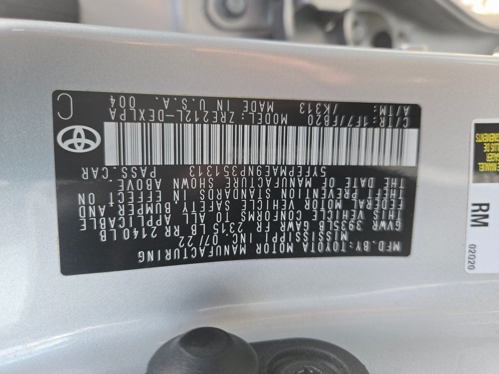 2022 Toyota Corolla LE