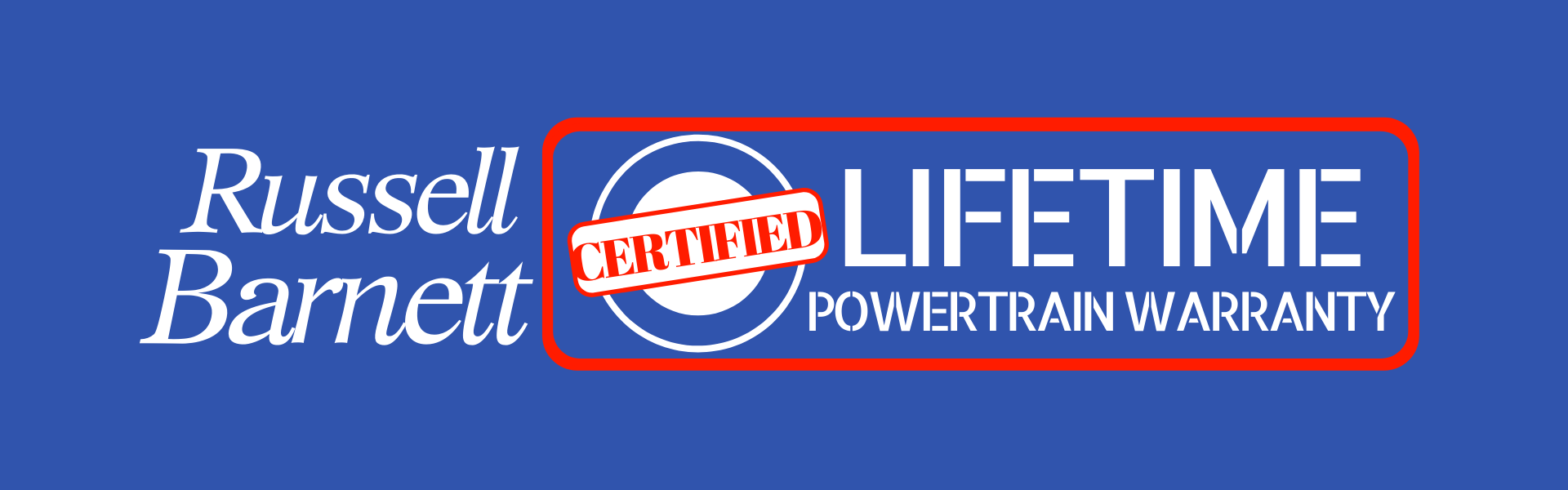 Lifetime Powertrain Warranty